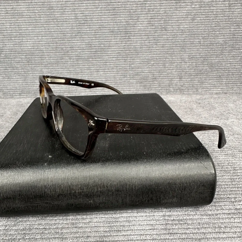 Ray-Ban RB5017 Eyeglass Frames Tortoise‎ Rectangular Italy 52-19-135 Y2K